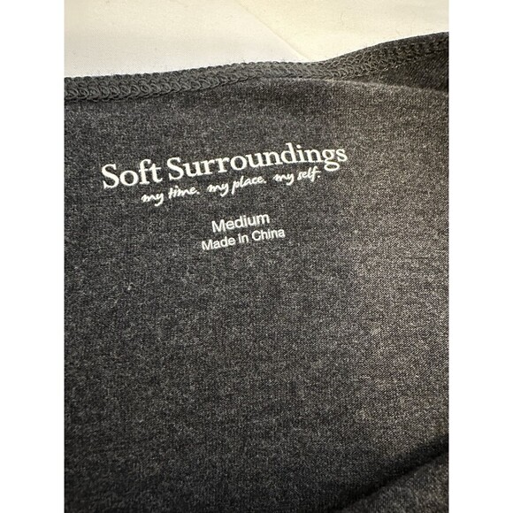 Soft Surroundings Women's Toujours Jumpsuit Wide Leg Dolman Sleeve Size M - Picture 6 of 9